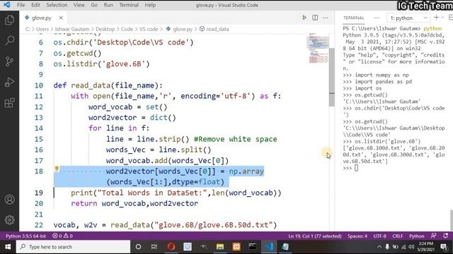 GloVe: Global Vectors for Word Representation | Word Embedding technique | Pre-trained model смотреть онлайн