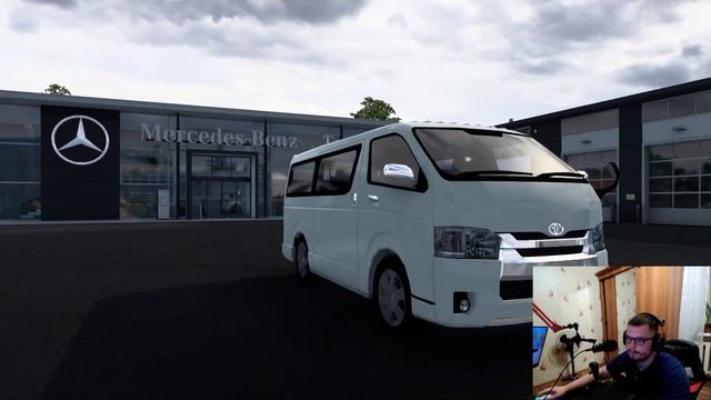 Мод Toyota Hiace H200 Car V2.1 для ETS 2 (1.45.x)
