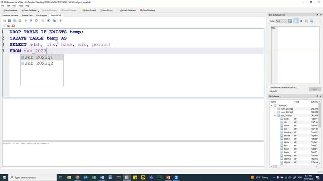 How to Run a SQL Code using DB Browser смотреть онлайн