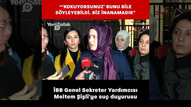 İBB Genel Sekreter Yardımcısı Yeşim Meltem Şişli hakkında 20 kadın suç duyurusunda bulundu смотреть онлайн