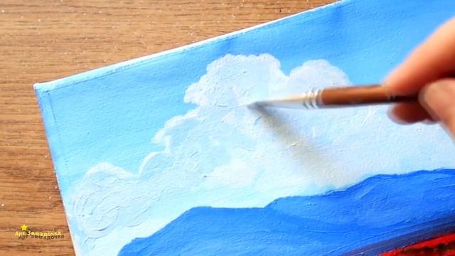 Как нарисовать поле \ Рисуем цветочное поле смотреть онлайн