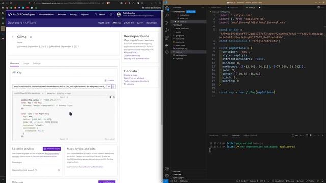 Using ArcGIS Online vector tiles with MaplibreGL JS смотреть онлайн