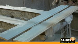 Красим дерево краскопультом. SAICOS.