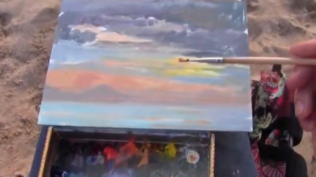 seascape sunset painting смотреть онлайн