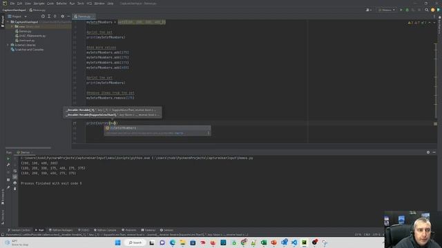 Python Tutorial 9: Sorting a set смотреть онлайн