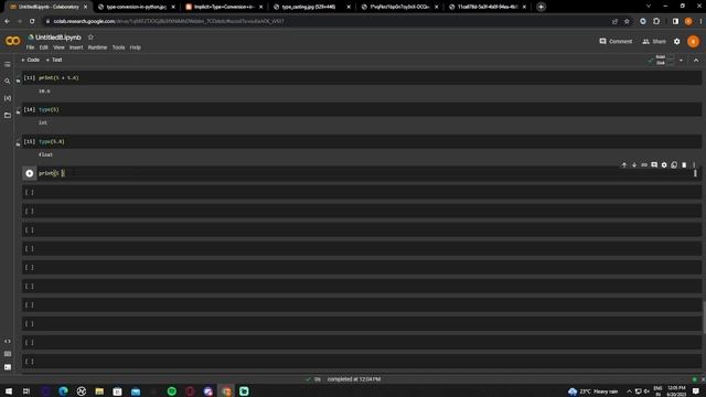 Type Conversion in Python смотреть онлайн
