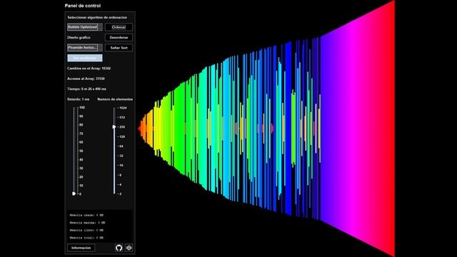 Java - Array sort visualizer - Optimized bubble sort смотреть онлайн