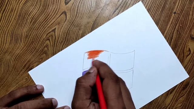 How to draw windows xp logo step by step very easy/ Windows xp drawing very easy method смотреть онлайн