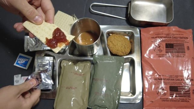 MRE Review 2021 Humanitarian Daily Ration! смотреть онлайн