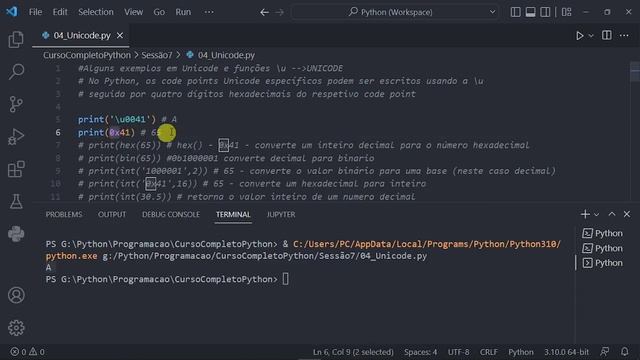 Sistemas de Codificação (ASCII, UTF-8, UTF-16, UTF-32) e Unicode смотреть онлайн