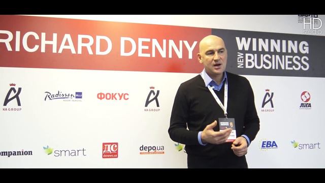 Репортаж Ричард Денни в Украине Winning NEW business Richard Denny Киев 25.11.2015 смотреть онлайн