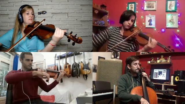 tetris - OST - Cuarteto de cuerdas смотреть онлайн