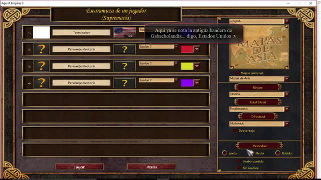 Age of Empires 3 - cartas INFINITAS - INFINITE cards deck - playing as USA (NO MODS) смотреть онлайн