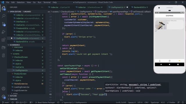React native ecommerce app with stripe смотреть онлайн