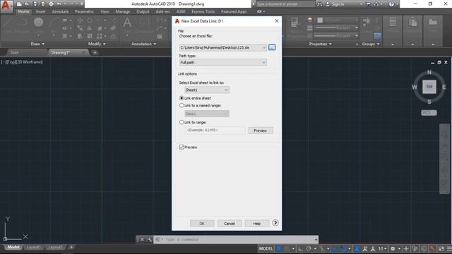 Method 2, How to Convert / Import / Link XL sheet to AutoCAD (Just in 3Mnts) "Siraj Muhammad". смотреть онлайн