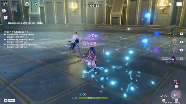 Genshin Impact - Team Electro Showcase (Xingqui, Yae Miko, Keqing, Raiden) смотреть онлайн