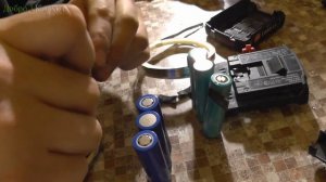 Перепаковка Li-ion аккумулятора шуруповёрта Bosh