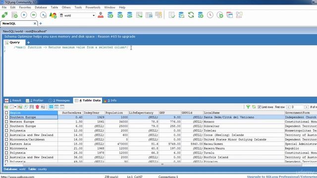 Max Function In SQL | MAX AGGREGATE FUNCTION In SQL смотреть онлайн