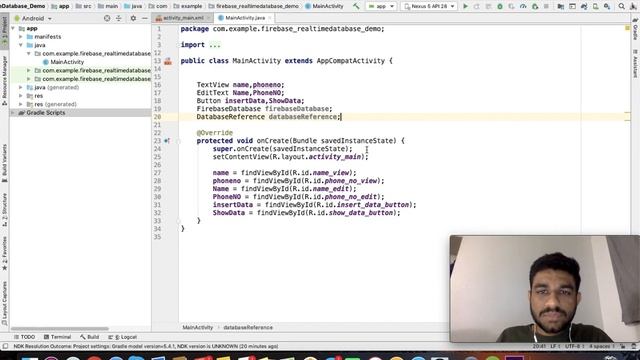 Firebase Real time database integration and Use in android смотреть онлайн