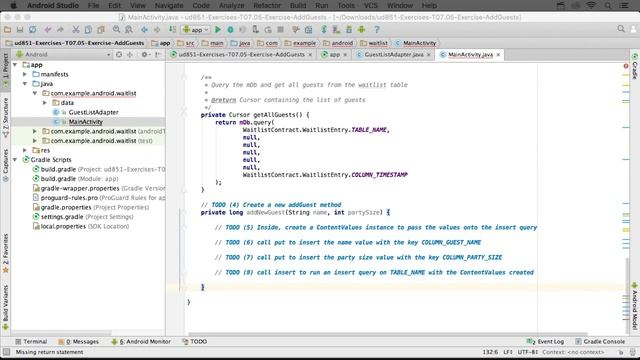 Android Tutorials by JavaCourseDrive - Adding guests | SQLite Android смотреть онлайн