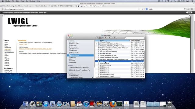 Fixing LWJGL Java 7 Mac Feed the Beast смотреть онлайн