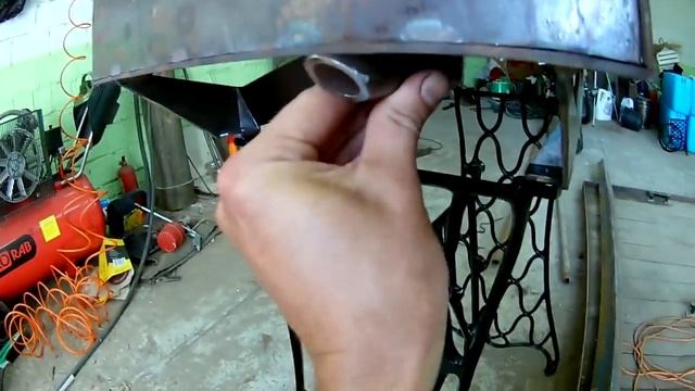 Правильный мангал своими руками. Подробное видео. Станина от швейной машинки. Brazier Do It Yoursel