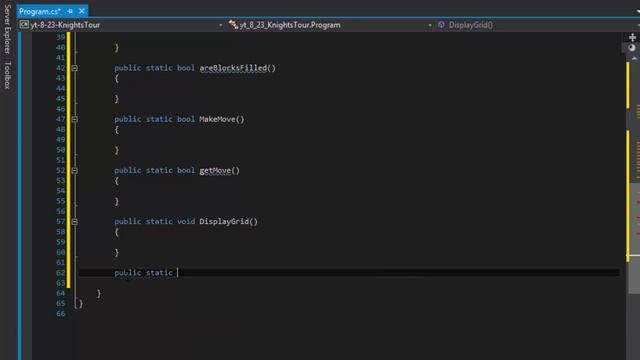 C# Programming Challenge: 8-23 - Knight’s Tour Part 3: Brute Force Approach смотреть онлайн