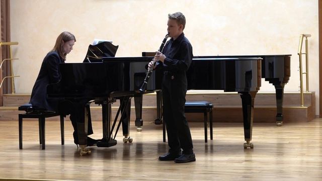 Берман Адажио, Бара Пьеса в соль миноре. Платон Маленков, кларнет, 10 лет.