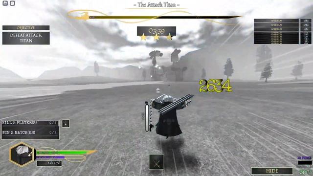 (Roblox) Attack On Titan: Evolution Attack Titan Raid ABNORMAL (Solo)