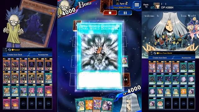 Toon/Spellbook OTK l It's a Toon World l King Of Games [Yu-Gi-Oh! Duel Links] смотреть онлайн