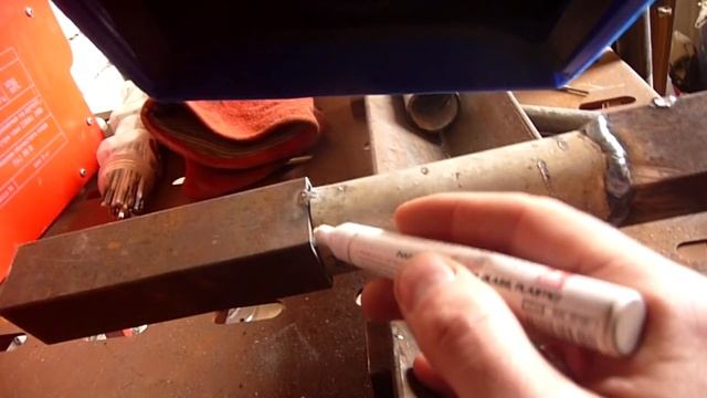 Сварка профильной с круглой трубой встык (поворотный шов) смотреть онлайн