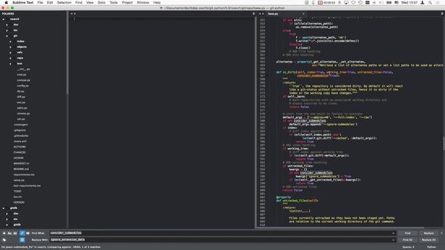 GitPython #5 [merge PR 294 - improve submodule handling of is_dirty method] смотреть онлайн