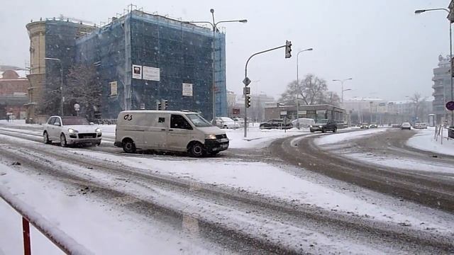 Praha Prague Прага Prag Busstation Florenc Snow Winter смотреть онлайн