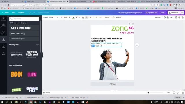 How to Create a FREE banner with Canva #canva design #canva tutorial #canva design tutorial смотреть онлайн