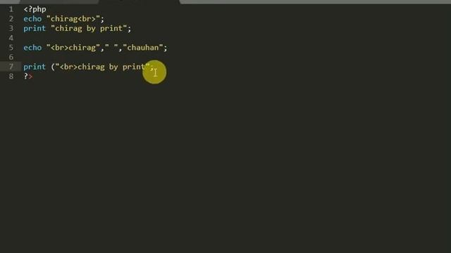 PHP Echo And Print | Different Between Echo And Print in php смотреть онлайн