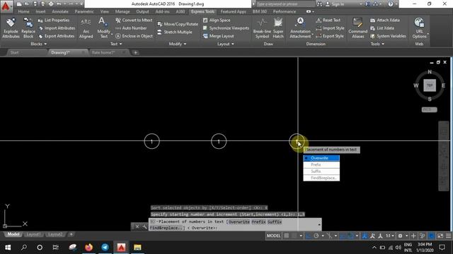 Learn AutoCAD-How to make Auto Numbering in AutoCAD 2016 смотреть онлайн