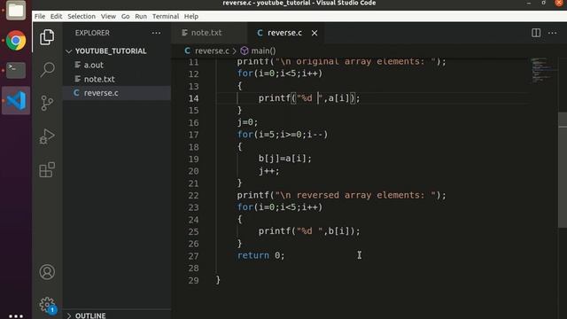 9.6. PASSING POINTER TO FUNCTION ||C PROGRAM TO REVERSE AN ARRAY USING FUNCTIONS AND POINTERS смотреть онлайн