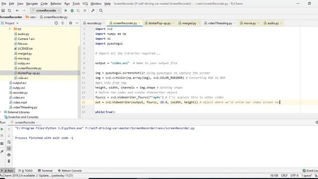 #Python #OpenCv #Screen #Recorder смотреть онлайн