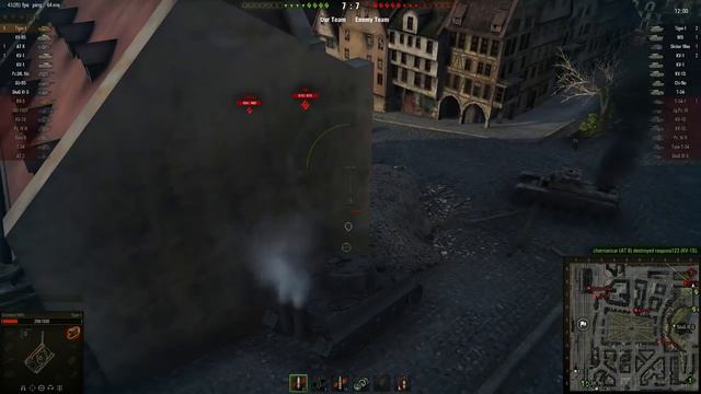 World Of Tanks Tiger 1 11kills 3947 Damage смотреть онлайн