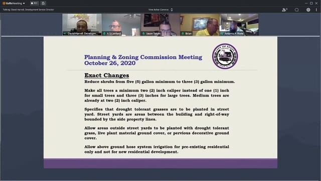 PLANNING & ZONING COMMISSION REGULAR MEETING смотреть онлайн