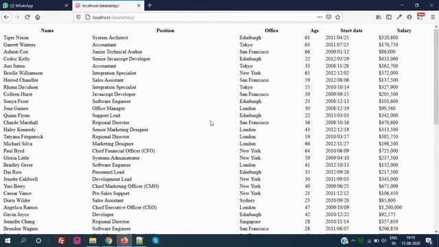 DataTabels JS | How to export table in Excel, CSV, PDF with "DataTable JS" | "Export Table to Excel смотреть онлайн