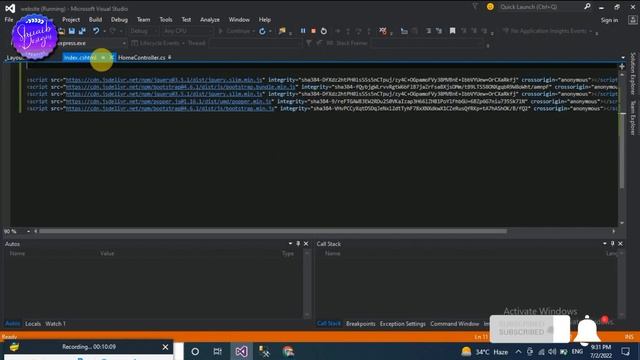 How To Create a Website | Using Bootstrap | in Microsoft Visual Studio смотреть онлайн