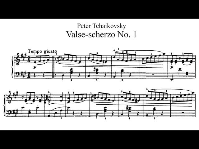 Петр Чайковский / Pyotr Tchaikovsky: Вальс-скерцо, Op.7 (Valse-Scherzo) смотреть онлайн