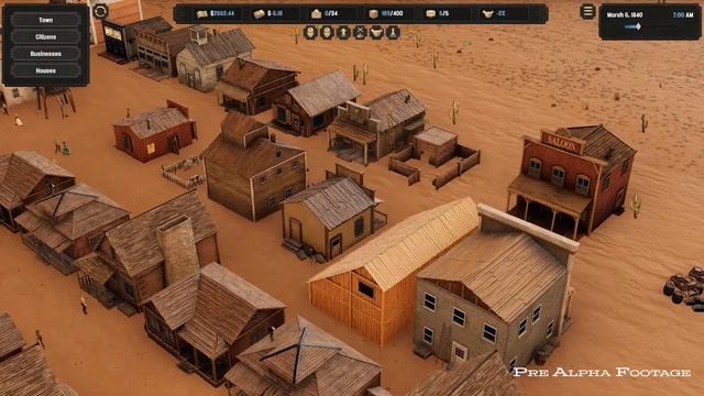 Wild West Business Simulation Game - Deadwater Saloon (Gameplay Trailer) смотреть онлайн
