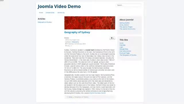 Joomla 3 Tutorial - Lesson 12 - Modules смотреть онлайн