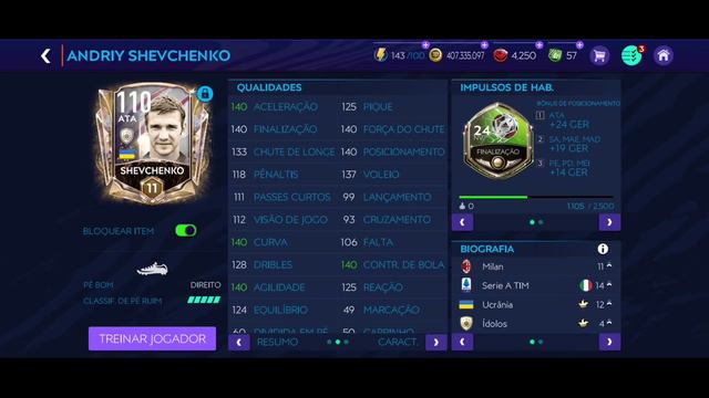 MELHOR ATACANTE DO FIFA MOBILE? UPEI O SHEVCHENKO ATE O 110, GASTEI MAIS DE 50 MILHÕES DE COINS!! смотреть онлайн
