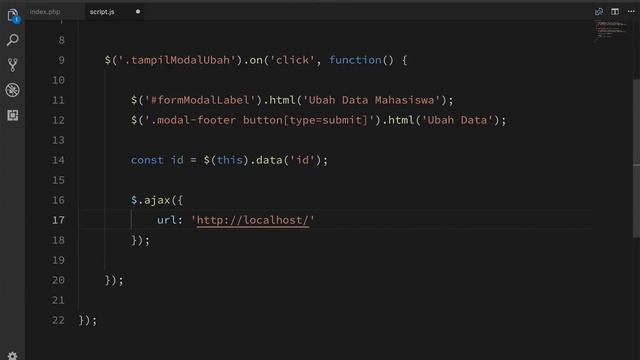 Membuat Aplikasi MVC dengan PHP #12 Update Data (+ ajax) смотреть онлайн