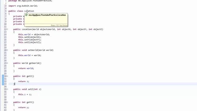 Bukkit for Beginners - Episode 12 - Objects, Classes, Subclasses, and Constructors смотреть онлайн