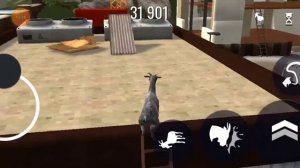 Goat Simulator! Копим монетки и выполняем задания игры!!!!!!!!!!!