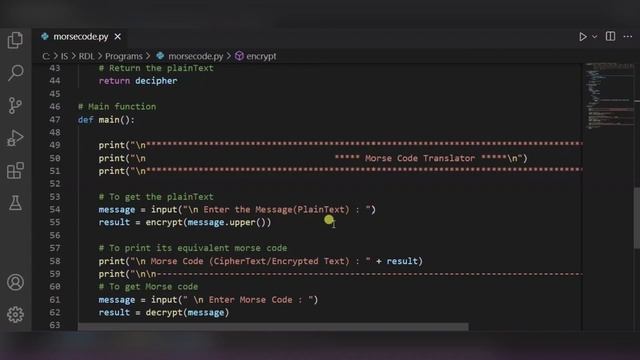 Morse Code Translator In Python | Python Project смотреть онлайн